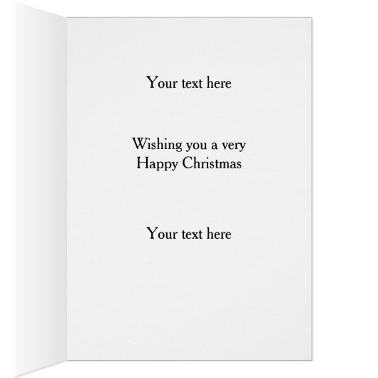 Kerstkaart 'Kaasbelasting' met Dobermann (Binnen (Rechts))