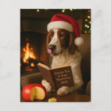 Kerstkaart 'Kaasbelasting' met Foxhound