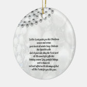 kerstkaart keramisch ornament (Links)