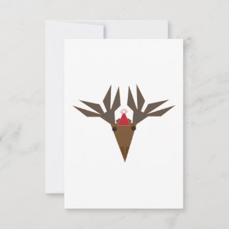kerstkaart - Kerst eland Bedankkaart