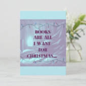 kerstkaart: kerstboek feestdagenkaart (Staand voorkant)