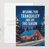 Kerstkaart - Kerstvreugde (Voorkant / Achterkant)