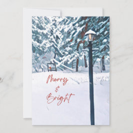 Kerstkaart Merry and Bright