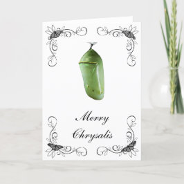 kerstkaart Merry Chrysalis Feestdagen Kaart