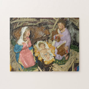 kerstkaart met boosheid legpuzzel