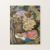 kerstkaart met boosheid legpuzzel (Verticaal)