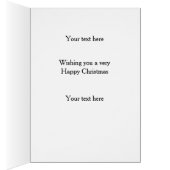 Kerstkaart met Border Collie 'Kaasbelasting' (Binnen (Rechts))