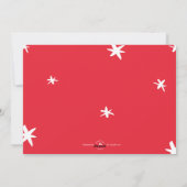 Kerstkaart met borstellettertype (Achterkant)