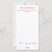 Kerstkaart met brief (Achterkant)