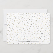 Kerstkaart met collage van vreugde en blijdschap (Achterkant)