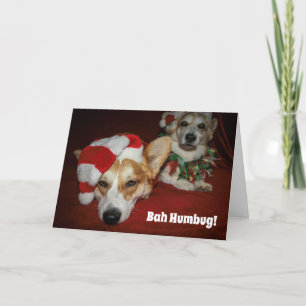Kerstkaart met Corgi Kaart