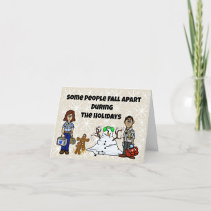 Kerstkaart met dank van de EHBO Kaart