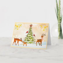 Kerstkaart met de Schoonheid van de Natuur