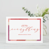 Kerstkaart met draaiende rand (Staand voorkant)