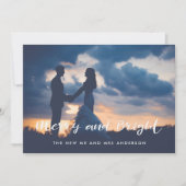 Kerstkaart met eenvoudige foto-overlay (Voorkant)