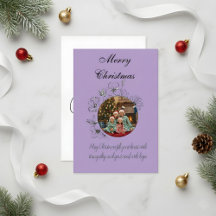 Kerstkaart met familiefoto
