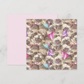 Kerstkaart met feestneuzen mopshonden (Voorkant / Achterkant)