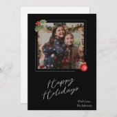 Kerstkaart met foto (Voorkant / Achterkant)