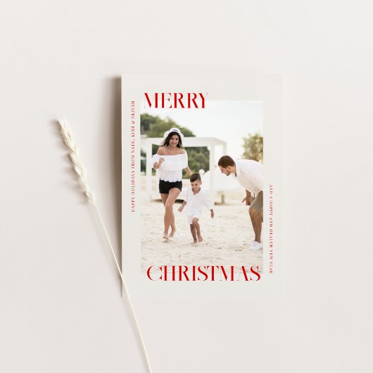 Kerstkaart met foto
