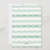 Kerstkaart met foto 'Sprigs of Joy' (Achterkant)