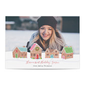 Kerstkaart met foto van Gebruederstraat