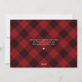 Kerstkaart met Gelukkig Kerstdfeest tekst (Achterkant)