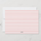 Kerstkaart met geschilderde vreugde (Achterkant)