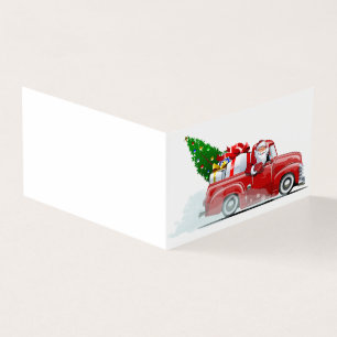 Kerstkaart met groet kaart