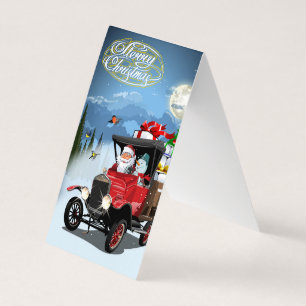 Kerstkaart met groet kaart