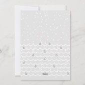 Kerstkaart met grote witte haai (Achterkant)