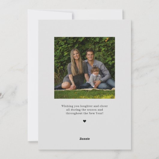 Kerstkaart met Hallelujah religieuze foto (Achterkant)