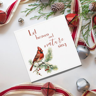 Kerstkaart met inspirerende kardinaal