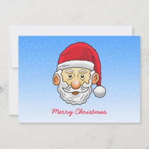 Kerstkaart met Jingle Bells en Kerstman