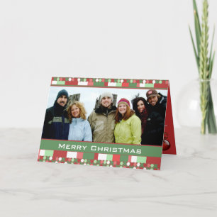 Kerstkaart met jouw foto feestdagen kaart
