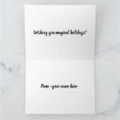 Kerstkaart met Kabouter Kaart (Binnen)