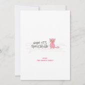 kerstkaart met kerstboomstructuur kaart (Achterkant)