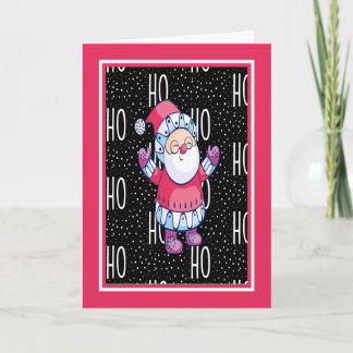 kerstKaart met kerstman voor kinderen Kaart
