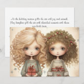 Kerstkaart met Kerstvreugde (Voorkant / Achterkant)