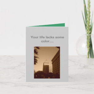 Kerstkaart met kleur feestdagen kaart