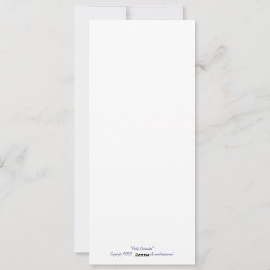 Kerstkaart met meesjes (Achterkant)