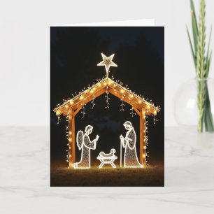 Kerstkaart met Nachtglans Kaart