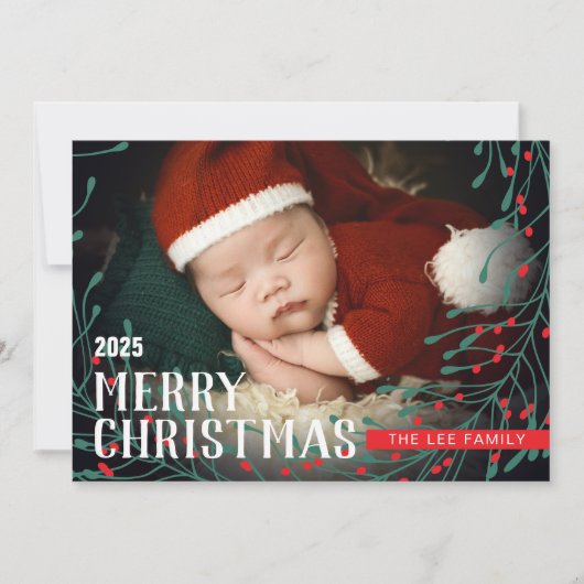 KerstKaart met persoonlijk Afbeelding (Voorkant)