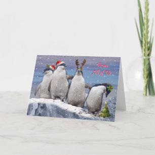 Kerstkaart met Pingos Feestdagen Kaart