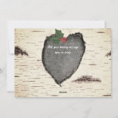 Kerstkaart met platte afbeelding (Achterkant)