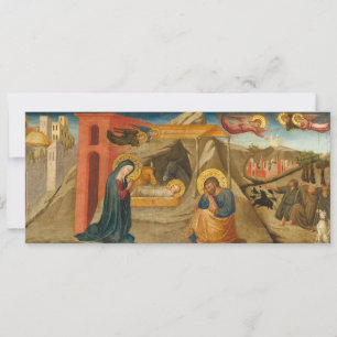Kerstkaart met religieus thema