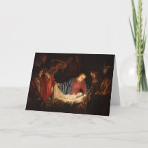 Kerstkaart met religieus thema
