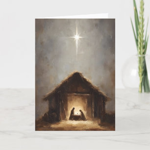 Kerstkaart met religieuze inhoud kaart