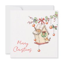 Kerstkaart met Robin, Kerstkaart