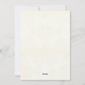 Kerstkaart met Santa's oude rode vrachtwagen (Achterkant)