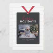 Kerstkaart met Shiplap (Voorkant / Achterkant)